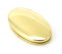 [91987] Polished Brass Oval Escutcheon &amp; Cover - 91987