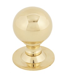 [83881] Polished Brass Ball Cabinet Knob 39mm - 83881