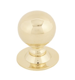 [83887] Polished Brass Ball Cabinet Knob 31mm - 83887