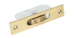 [83891] Lacquered Brass Square Ended Sash Pulley 75kg - 83891
