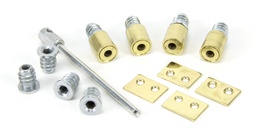 [83941] Lacquered Brass Secure Stops (Pack of 4) - 83941