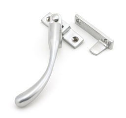 [45398] Satin Chrome Night-Vent Locking Peardrop Fastener - LH - 45398