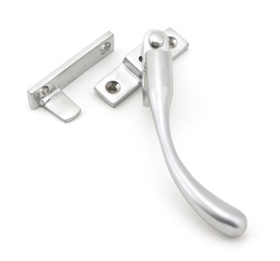[45399] Satin Chrome Night-Vent Locking Peardrop Fastener - RH - 45399