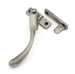 [45912] Antique Pewter Night-Vent Locking Peardrop Fastener - LH - 45912