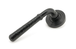 [45649] Black Hammered Newbury Lever on Rose Set (Beehive) - 45649