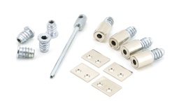 [49590] Polished Nickel Secure Stops (Pack of 4) - 49590