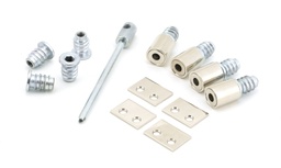 [49590] Polished Nickel Secure Stops (Pack of 4) - 49590
